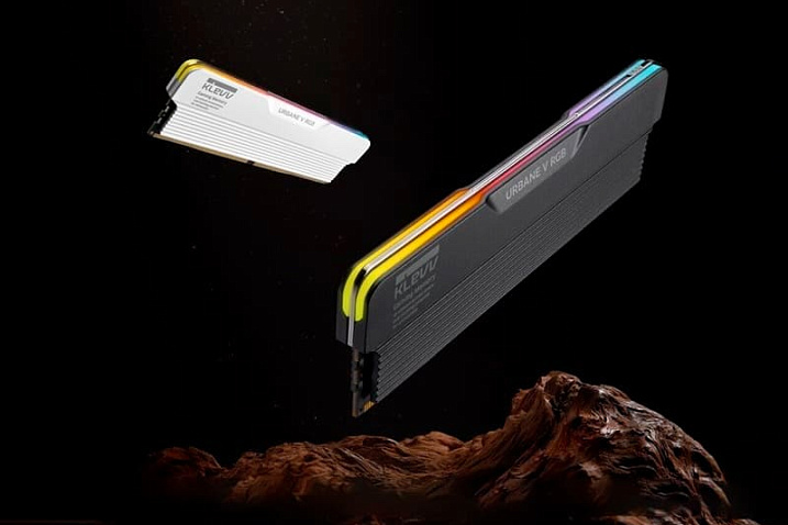 Модули памяти KLEVV URBANE V RGB DDR5 / OC теперь доступны в тёмном дизайне