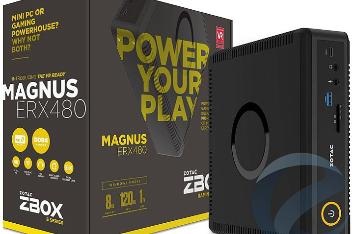 Zotac анонсировала новый мини-ПК Zbox Magnus ERX480 с видеокартой Radeon RX 480