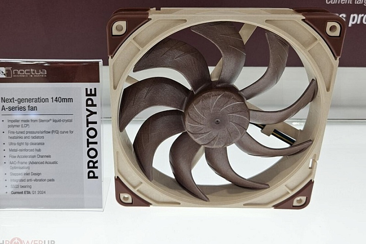 Noctua рассказала о новых вентиляторах NF-A14 из жидкокристаллического полимера