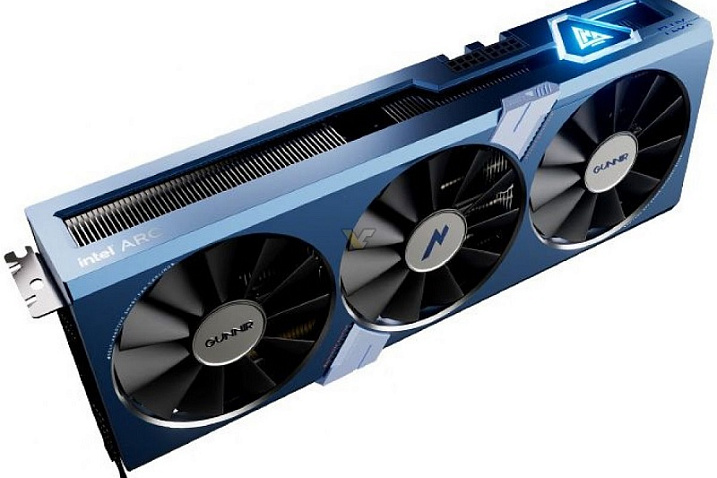 GUNNIR представила игровые видеокарты Arc A750 и A770 серий Flux и Photon