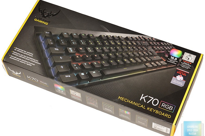 Клавиатура для любителей яркой жизни. Обзор Corsair K70 RGB