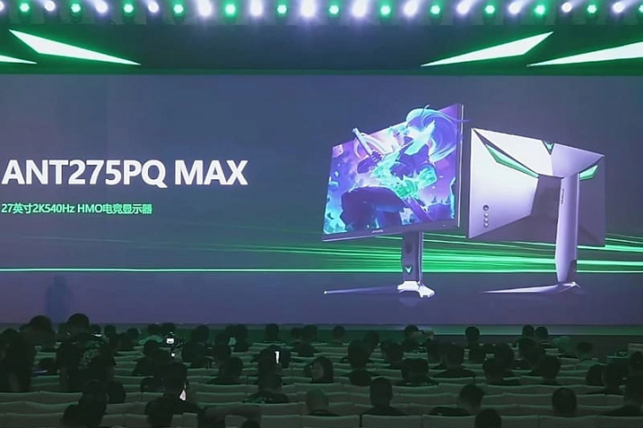 Antgamer начала продажи ANT275PQ Max – первого Quad HD монитора с частотой 540 Hz