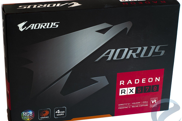 Обзор и тестирование видеокарты AORUS Radeon RX570 4G (GV-RX570AORUS-4GD)