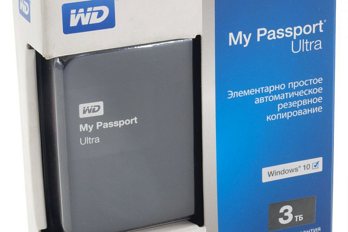 Обзор и тест внешнего жесткого диска WD My Passport Ultra 3TB (WDBNFV0030BBK)