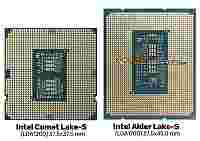 Высота сокета LGA1700 и процессоров Intel Alder Lake будет несколько ниже текущего поколения