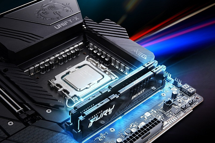 Оверклокер MSI разогнал оперативную память Kingston FURY Beast DDR5 до 10004 MT/s