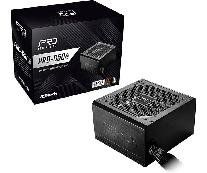Блок питания ASRock PRO Bronze 650W
