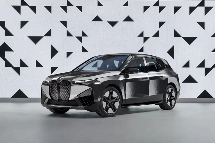 CES 2022: BMW и E Ink представили концепт меняющего цвет автомобиля