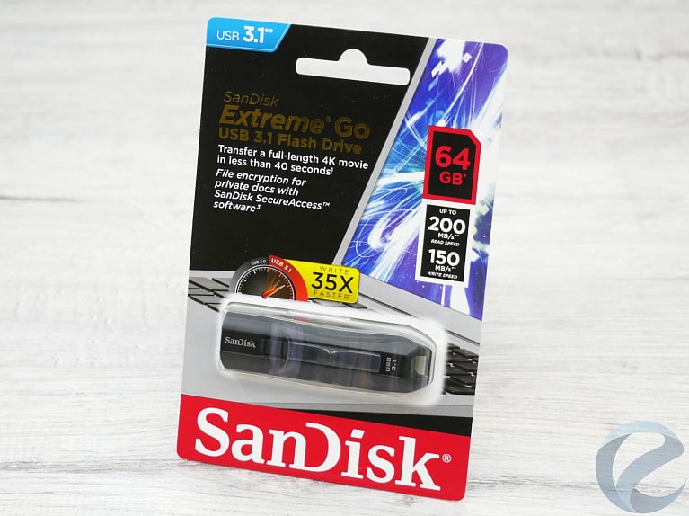 Обзор флеш-накопителя SanDisk Extreme Go USB 3.1 объемом 64 Гбайт