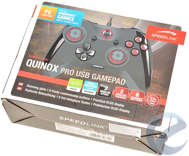 Обзор геймпада Speedlink QUINOX Pro