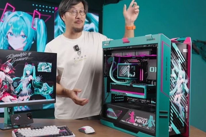 Серия компонентов ASUS Hatsune Miku пополнилась тёмными компонентами