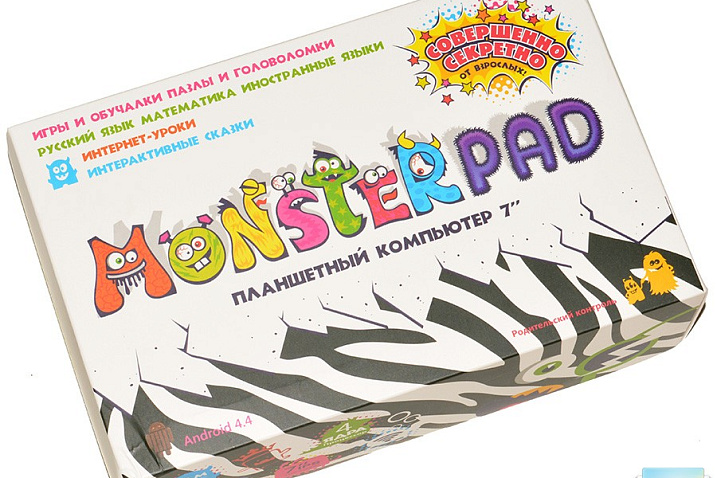 Обзор детского планшета MonsterPad