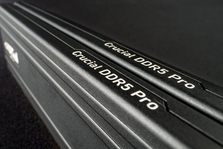 Crucial выпустила модули памяти Pro DDR5-6000 с напряжением 1.1 В