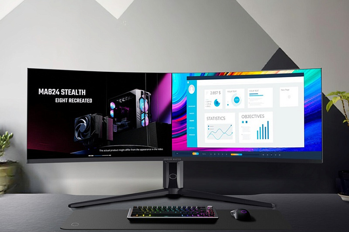 Cooler Master анонсировала огромный 57-дюймовый монитор GP57ZS