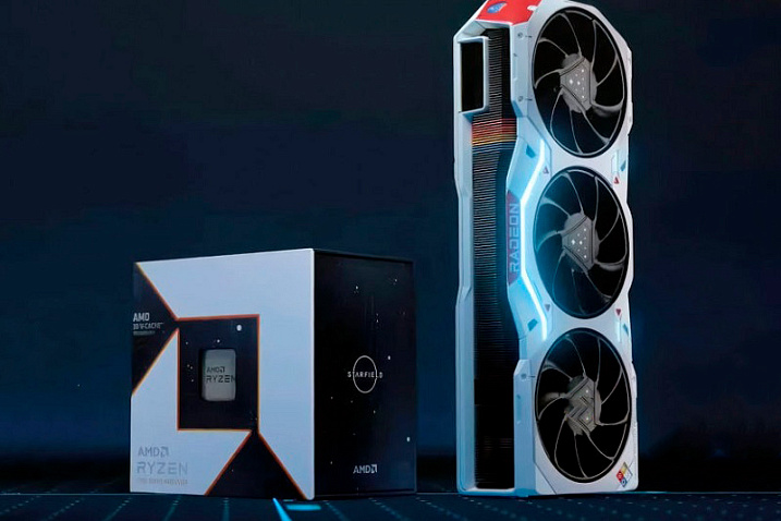 AMD представила Radeon RX 7900 XTX и Ryzen 7 7800X3D Starfield Limited Edition