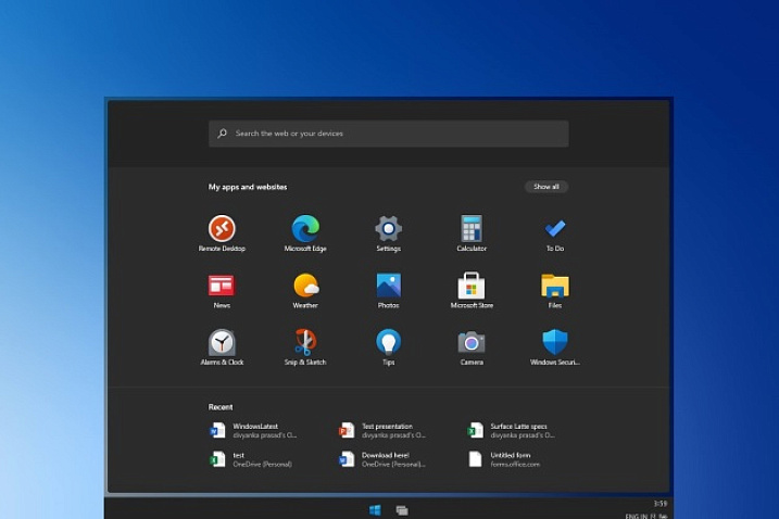 Утечка показала, как выглядит Windows 10X