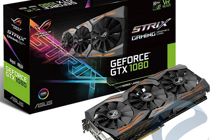 ASUS выпустила ROG Strix GeForce GTX 1080 A8G