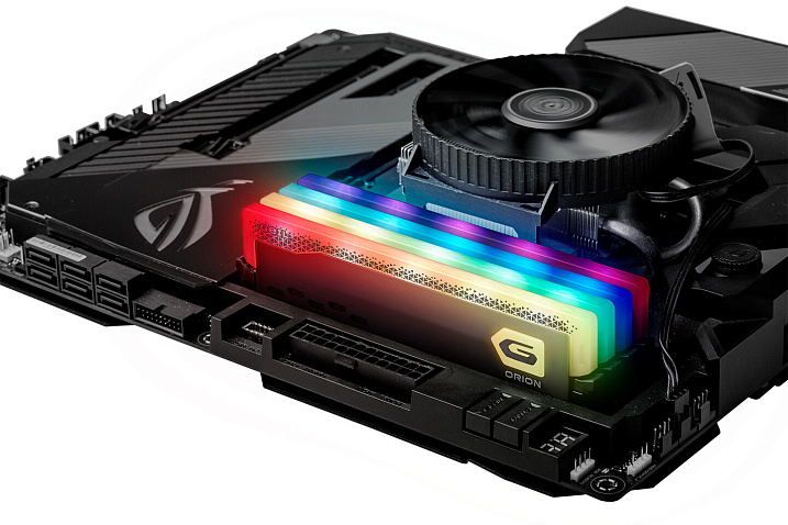 GeIL представила модули оперативной памяти DDR4 ORION с RGB-подсветкой