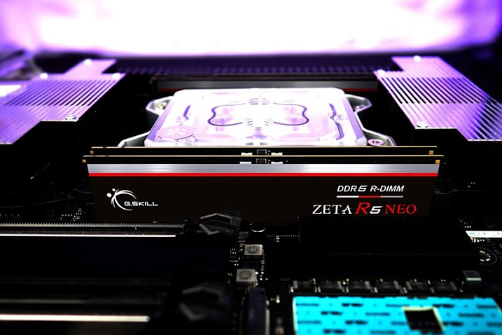 Память G.SKILL Zeta R5 NEO RDIMM DDR5 выпущена специально для AMD Threadripper 7000