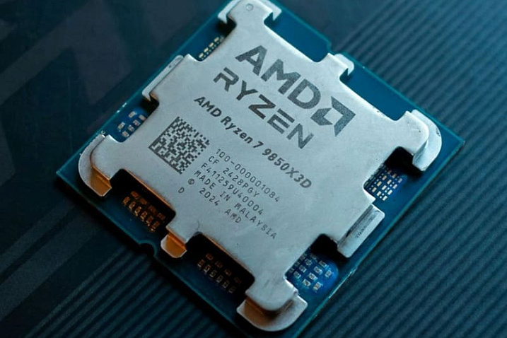Ryzen 7 9850X3D совсем немного, но всё же смог обойти Ryzen 7 9800X3D в PassMark