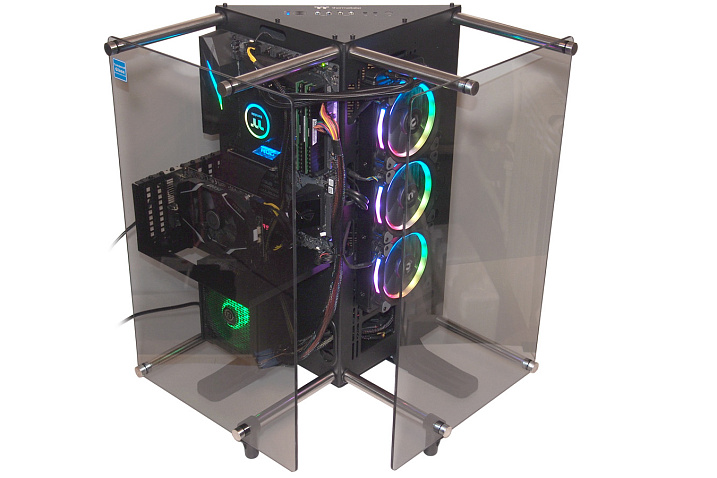 Обзор и тест корпуса Thermaltake Core P90 Tempered Glass Edition