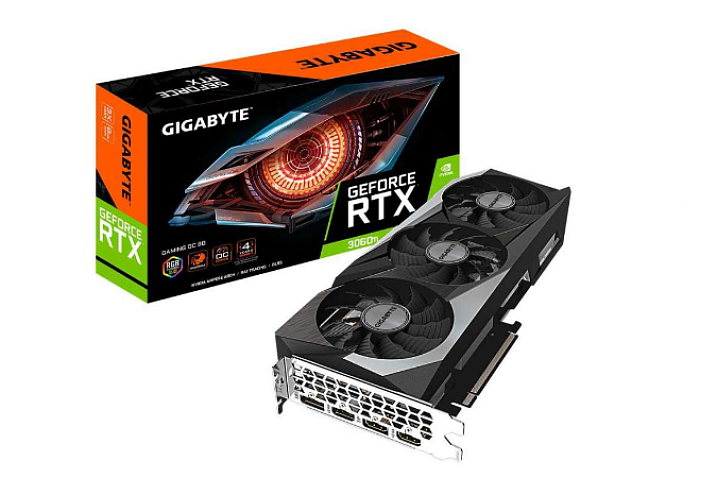 GIGABYTE GeForce RTX 3060 Ti доступна для приобретения за 80 тысяч рублей