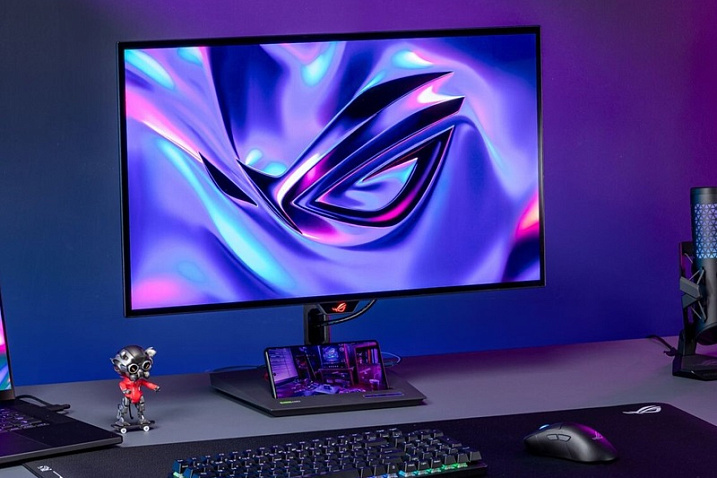 ASUS ROG Swift OLED PG27AQDP основан на матрице WOLED с частотой 480 Hz