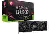 Новая модель GeForce RTX 4060 от MSI вошла в серию Gaming Duke