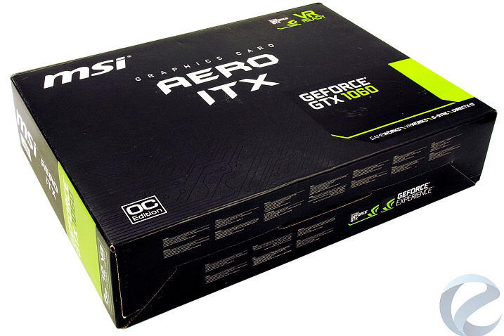 Обзор и тест видеокарты MSI GeForce GTX 1060 Aero ITX 6G