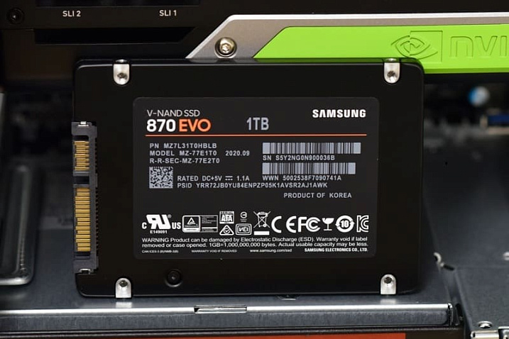 Спустя пять лет после запуска накопитель Samsung 870 EVO получил версию на 8 Тбайт
