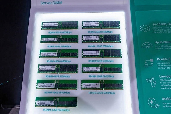 SK hynix показала серверную оперативную память DDR5-6400 объемом 96 Гбайт