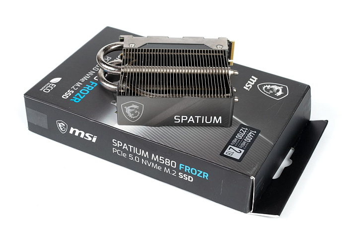 Обзор и тест SSD M.2 MSI Spatium M580 Frozr 2TB