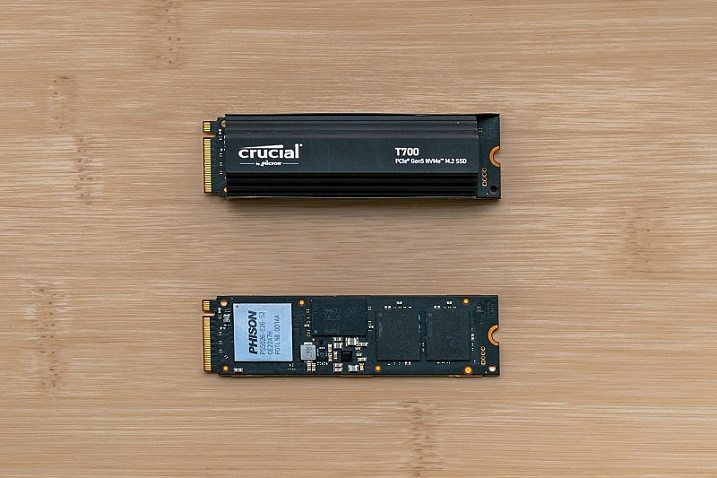 Crucial готовится к выпуску накопителя T700 с PCIe 5.0 и скоростью чтения более 12 Гбайт/с
