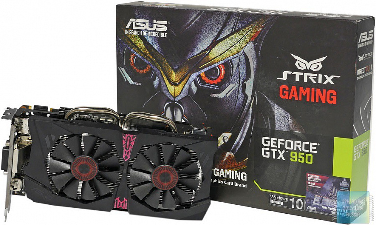 Обзор и тест видеокарты Asus GeForce GTX 950 Strix (STRIX-GTX950-DC2OC-2GD5-GAMING)