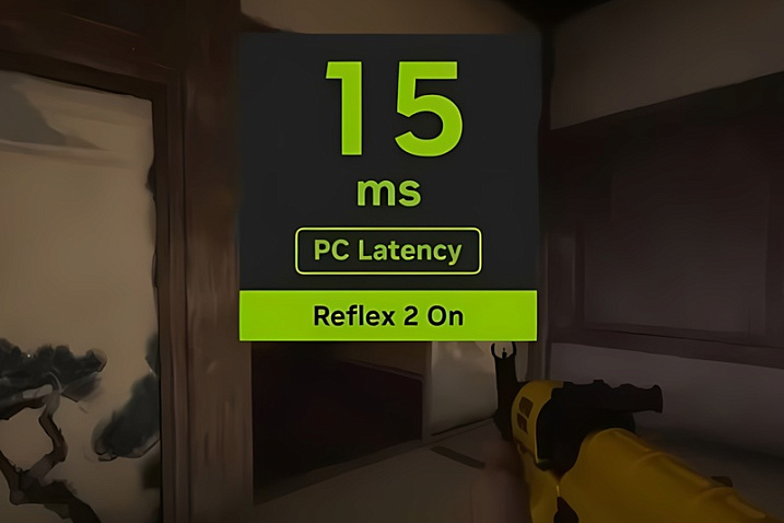 NVIDIA Reflex 2 вдвое сокращает задержку ввода по сравнению с Reflex 1