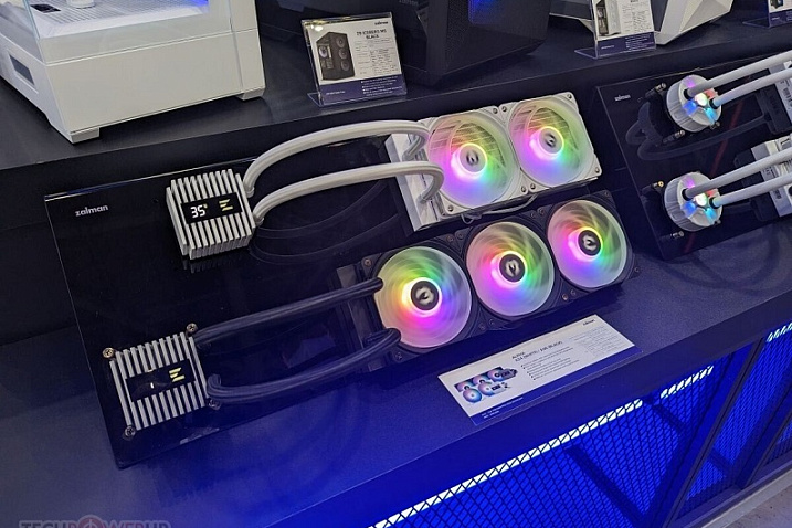 ZALMAN привезла на Computex 2023 новое воздушное и жидкостное охлаждение