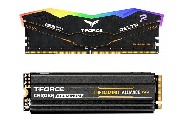 TEAMGROUP и ASUS представили память DDR5 и накопитель CARDEA Z440 серии TUF Gaming Alliance