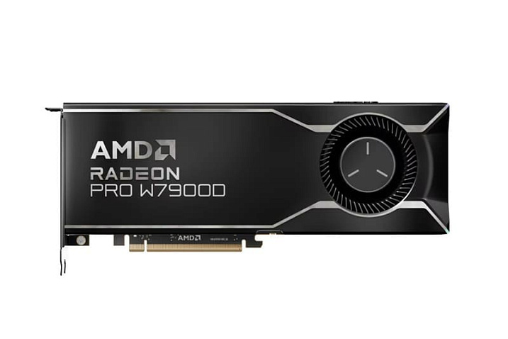 AMD выпустила профессиональную видеокарту Radeon PRO W7900D