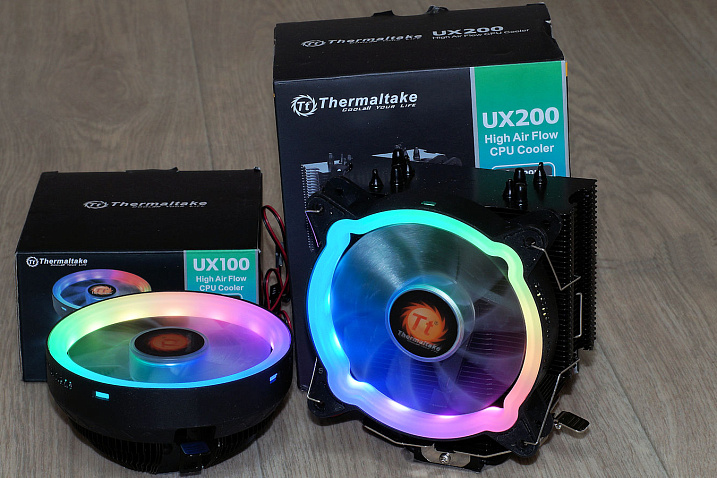 Обзор кулеров Thermaltake UX100 ARGB Lighting и Thermaltake UX200 ARGB Lighting