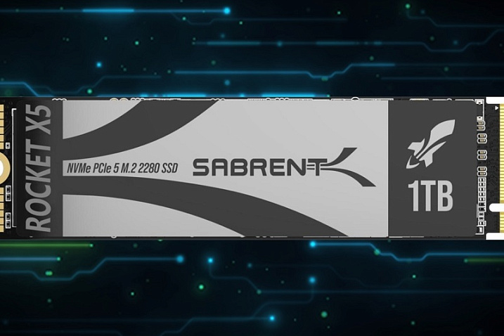Накопитель Sabrent Rocket X5 преодолел скорость последовательного чтения 12 Гбайт/с
