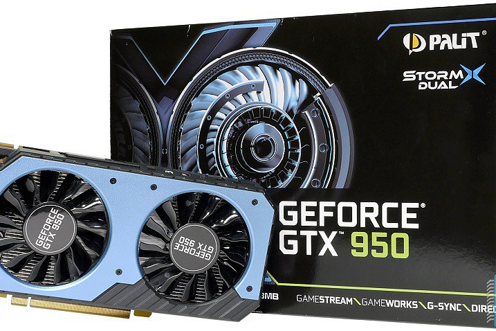 Обзор и тест видеокарты Palit GeForce GTX 950 StormX Dual
