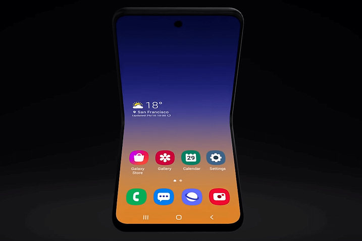 Samsung тизерит новую идею складных смартфонов