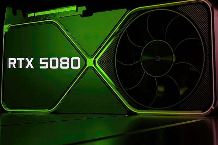 У GeForce RTX 5080 ожидается 16 Гбайт памяти GDDR7 с рекордной скоростью 32 Гбит/с