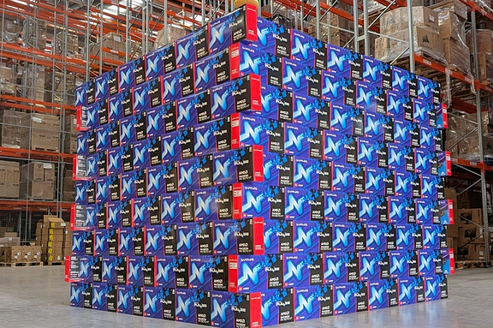 Британский партнёр AMD имеет огромное количество видеокарт Radeon RX 9070 XT