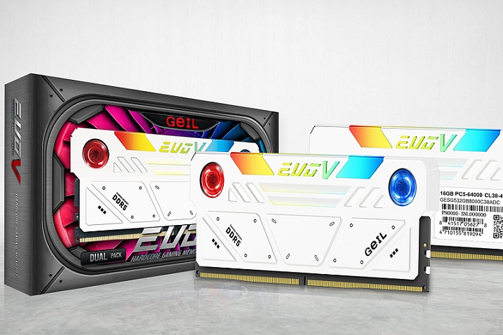 Память GeIL EVO V и Polaris RGB DDR5-8000 будет выпущена в первом квартале 2023 года