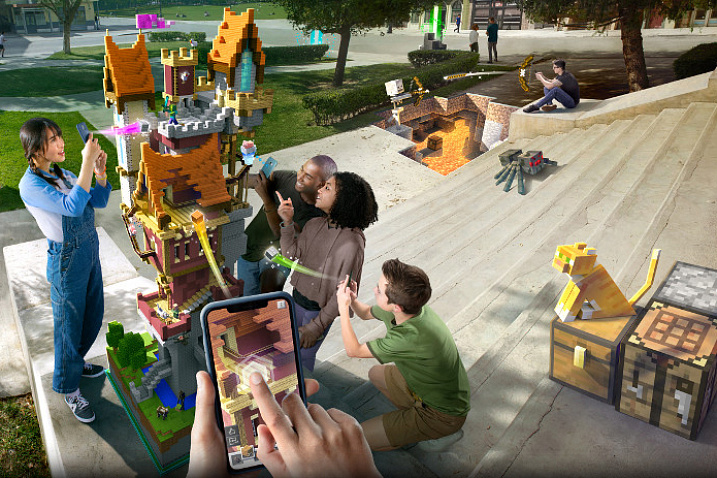 Minecraft Earth поднимет качество мобильных AR-игр на новый уровень