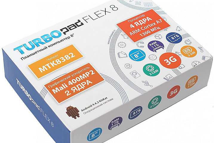 Обзор 8" планшета TurboPad Flex 8