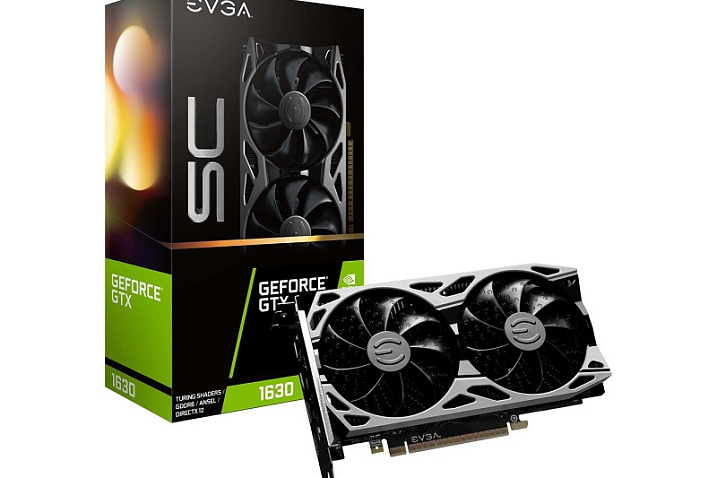 NVIDIA GeForce GTX 1630 на 60% менее производительней GeForce GTX 1650