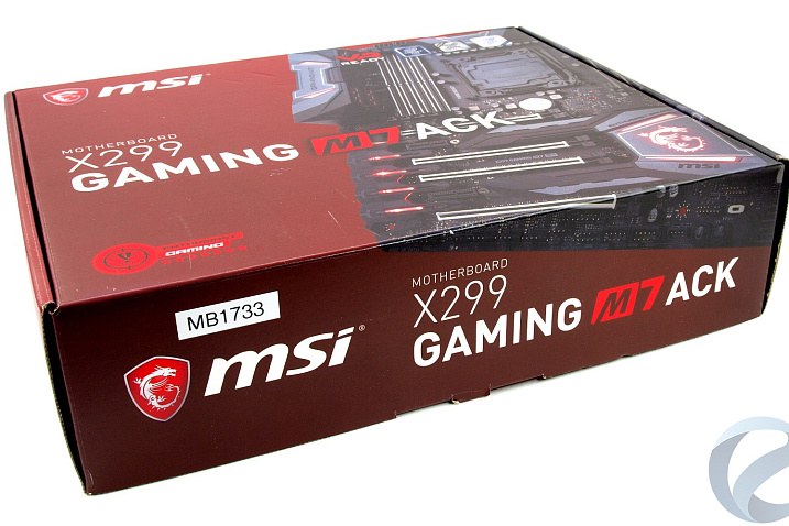 Обзор и тест материнской платы MSI X299 Gaming M7 ACK