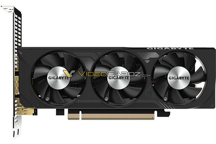 GIGABYTE выпустит миниатюрную GeForce RTX 4060 с тремя вентиляторами